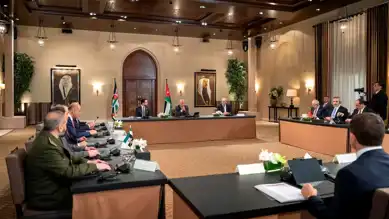 Fidan, Güler ve Kalın, Kral Abdullah tarafından kabul edildi